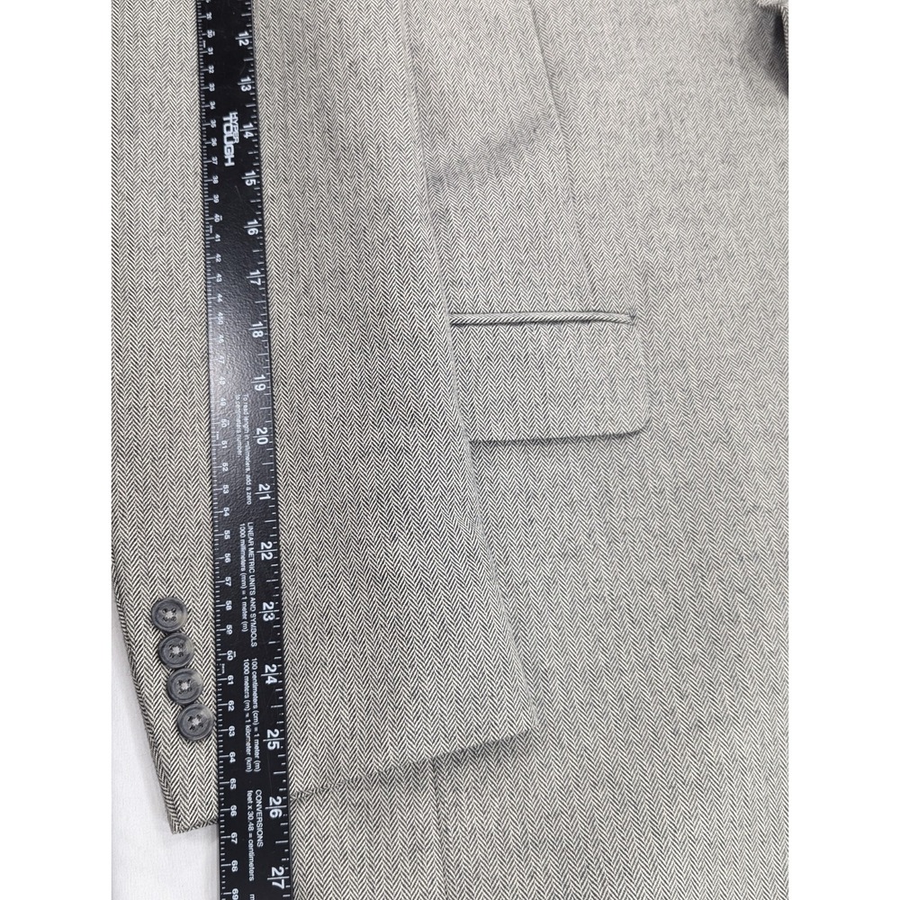 Jos. A. Bank Signature Blazer Sport Coat‎ Suit Jacket Silk LambsWool 44L 48" EUC - Picture 11 of 14